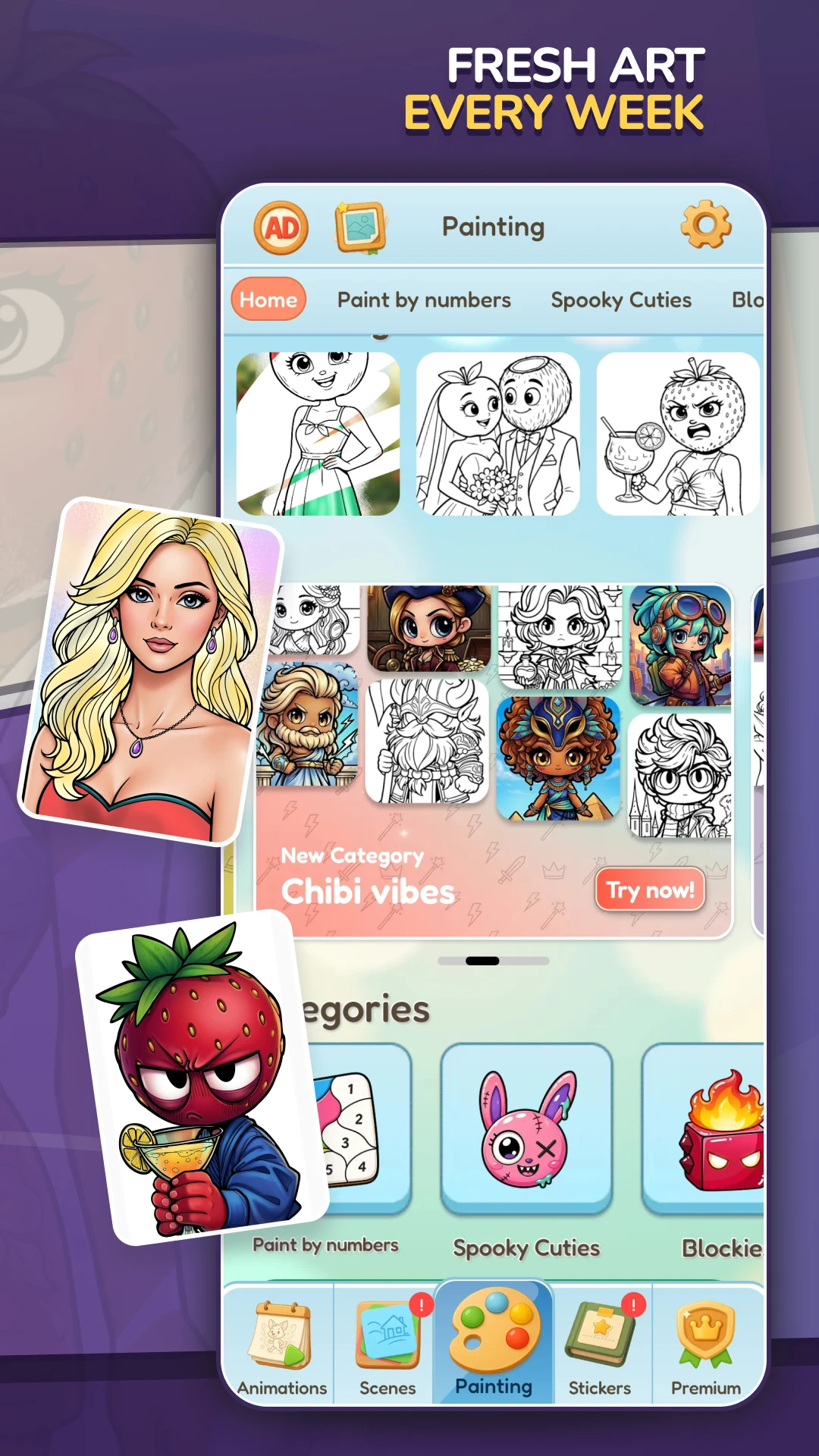 Fun Coloring Book Drawing screenshot